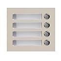 Aiphone GF-4P Four-Call Button Panel for the GF and GT Series Modular Multi-Tenant Entry Security System