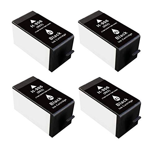 SuppliesMAX Remanufactured Replacement for HP OfficeJet Pro 6960/6962/6970/6974/6975/6978/6979 Black High Yield Inkjet (4/PK-1500 Page Yield) (NO.