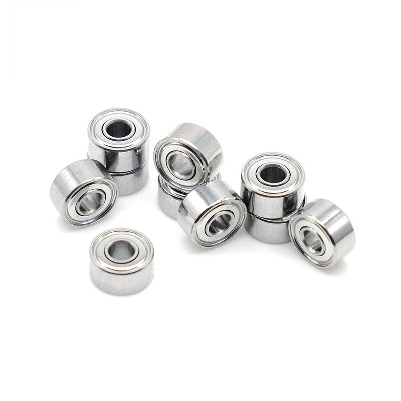 10Pcs 693ZZ Ball Bearing 3x8x4mm ABEC-7 Engine Bearing 693 ZZ Fan Bearing 619/3ZZ R-830ZZ EMQ Motor Fan Bearing 693Z 693 (684ZZ, 10)