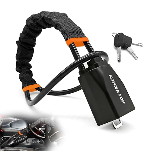 KAYCENTOP Car Steering Wheel Lock, Seat Belt Lock, Anti-Theft Device, Max 17 Inch Length, Small and Light-Weight, Multi-Functional, Fit Most Vehicle