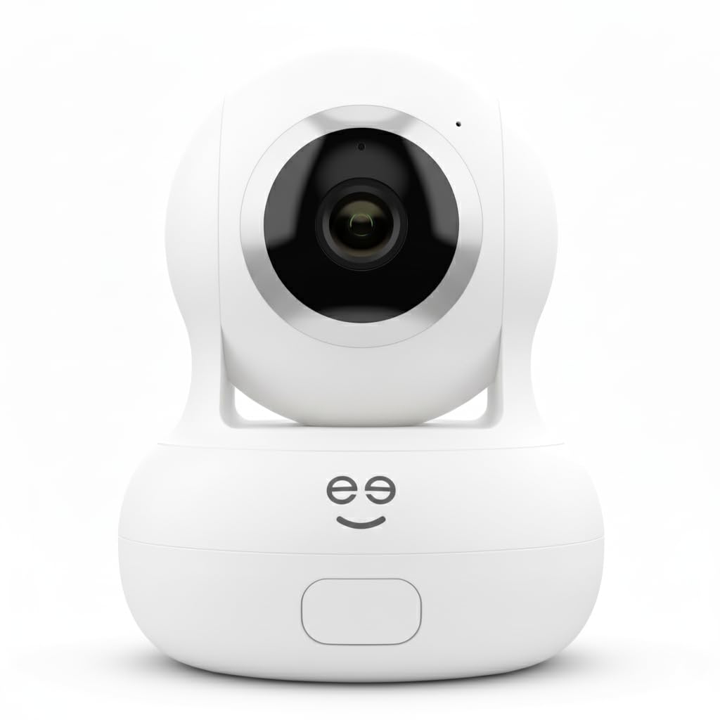 Geeni Sentinel Smart 2K Indoor Security Camera with Auto-Tracking - Dual-Band 2.4GHz & 5GHz WiFi, 2K HD Video, App & Voice Control, Motion Detection