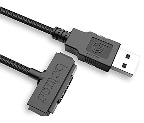 BELTRON Sonim XP5/XP6/XP7 Charger, Heavy Duty Braided USB Charge/Sync Cable with Magnetic Contacts for Sonim XP5700/XP6700/XP7700 Phones (Premium