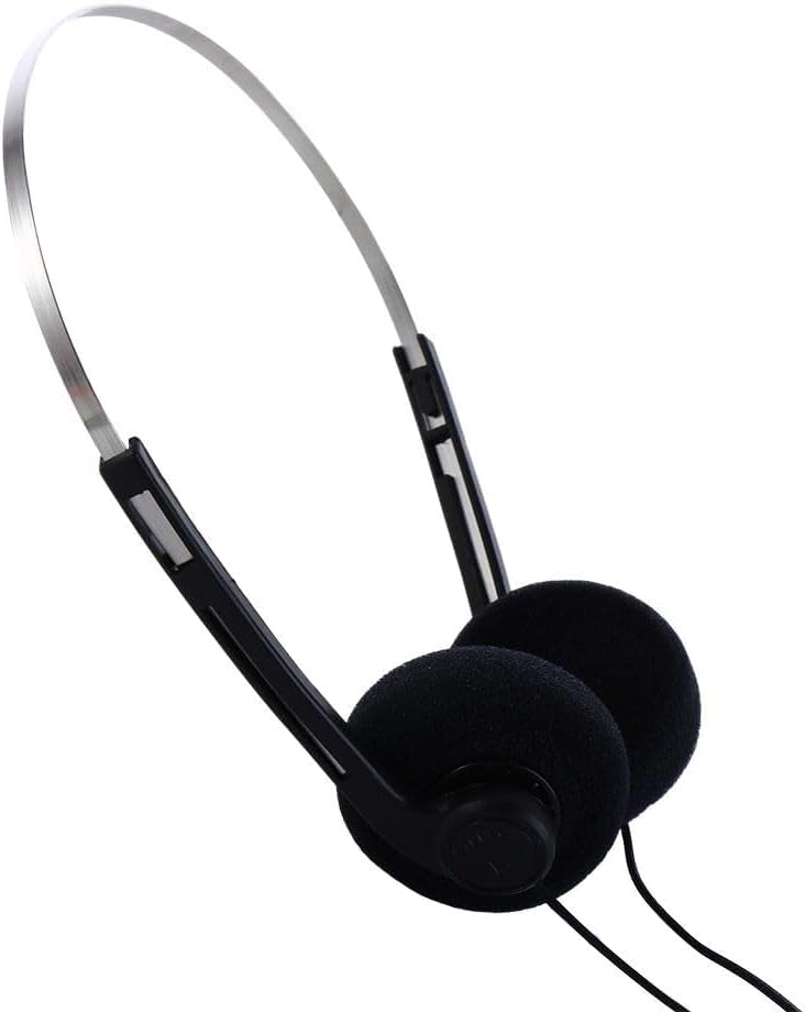 GANPUB Retro On-Ear Headphones,Wired Stereo Headphones,Headphone,Lightweight Portable Headphone with Adjustable Headband On-Ear Earbuds Earbuds…