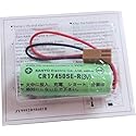EM Sanyo Battery CR17450SE-R - 3V - 2200mAh - A98L-0031-0012 - CR17450-17450 PLC w/2P Plug