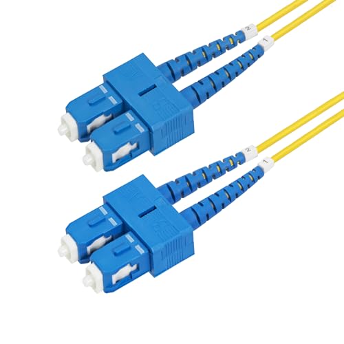 StarTech 98.4ft/30m OS2 Fiber Cable, SC to SC, 9/125 Duplex, LSZH