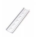 DIN Rail International Connector 2 Pieces 35mm Aluminum Slotted RoHS (6")
