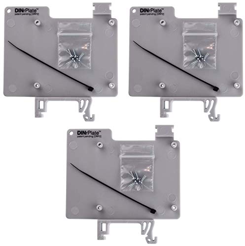 DIN Rail Mount for Raspberry Pi (3-Pack)