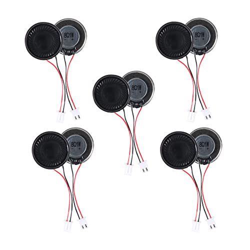 AITIAO 10Pcs 1W 8 Ohm Metal Shell Mini Loudspeaker Round Internal Magnet Speaker MP3 MP4 Player Speaker