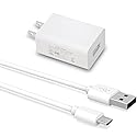Micro USB Charger with 16.4FT Power Extension Cable for Wyze Cam, Yi Camera,Oculus Go,Cloud Cam,Echo Dot Kid Edition,Nest Cam,Netvue,Blink,Furbo Dog