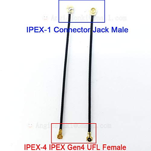 HUYUN 3 Pice IPEX 4 to IPEX 1 Antenna for BCM94360CSAX / BCM94360CS2 / BCM94360CS2AX / BCM94352Z