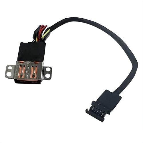GinTai DC Power Jack Cable Harness Connector Socket Replacement for Lenovo Yoga 80JH 80JH0033GE DC30100QF00 5C10K61157