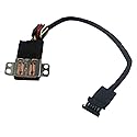GinTai DC Power Jack Cable Harness Connector Socket Replacement for Lenovo Yoga 80JH 80JH0033GE DC30100QF00 5C10K61157
