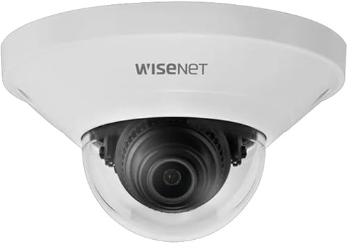 Hanwha Techwin QND-6011 WIsenet 2MP Network Super-Compact Dome Camera, 1/2.8" 2MP CMOS, Built-in 2.8mm Fixed Lens, 30fps@all Resolutions
