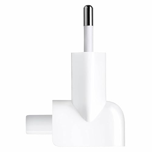 BEYEE AC Adapter Europe Plug, Wall Folding Duck Head Converter Travel Charger Adapter Compatible with MB Book Mac/iBook/iPhone/iPod AC Power Adapter…