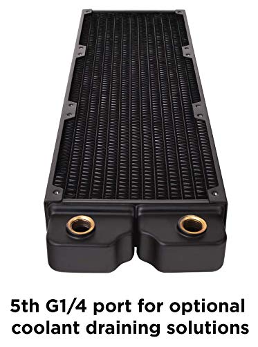 Thermaltake Pacific DIY Liquid Cooling System Clm360 40mm Thick High-Density Fins Dual-Row Copper Tubes Copper Radiator CL-W237-CU00BL-A