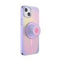 PopSockets iPhone 15 Plus Phone Case with MagSafe, Wireless Charging Compatible, Purple - Aura