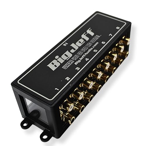 Big Jeff Audio 1-to-8 Pair Cockbox RCA Splitter Distribution Block