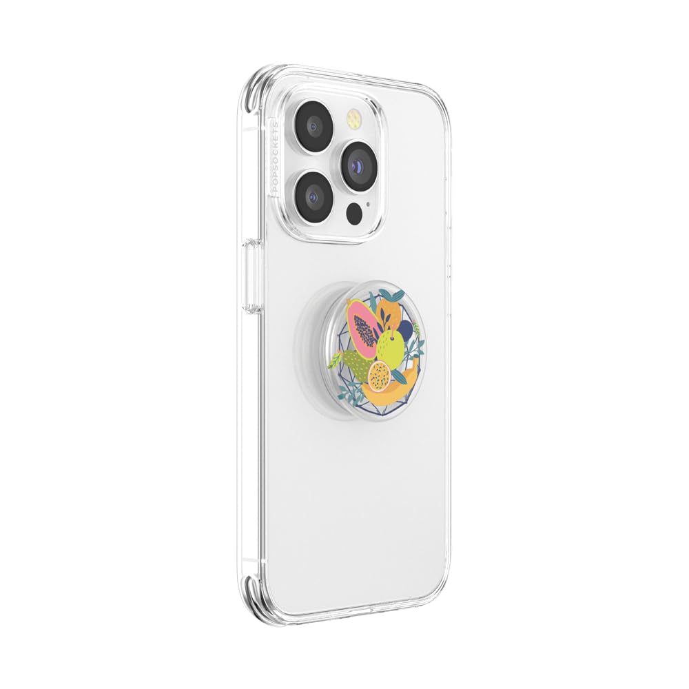 PopSockets Adhesive Phone Grip, Holder, Phone Stand, Fruit - Tropical Fruit Salad