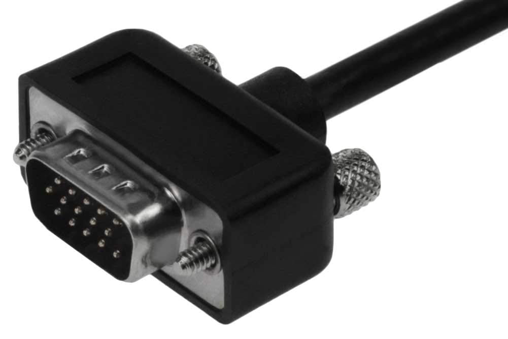 SF Cable, 25ft Ultra Slim SVGA Cable with Ferrites HD15 M/M Triple Shielded