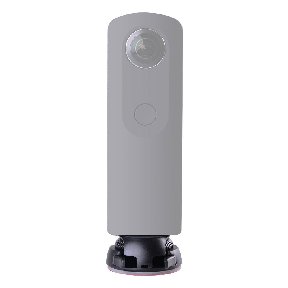 Andoer Quick Release Mount Holder Including Buckle + Flat and Curved Base Adhesive Tape for Samsung Gear 360 Camera for Ricoh Theta S/SC/M15 & Sports
