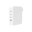 Belkin 4-Port Charger Block 140W, GaN Charger USB-C Power Delivery Fast Charge & USB-A Port - MacBook, Apple iPhone 17, Air, iPad, Samsung Galaxy S25