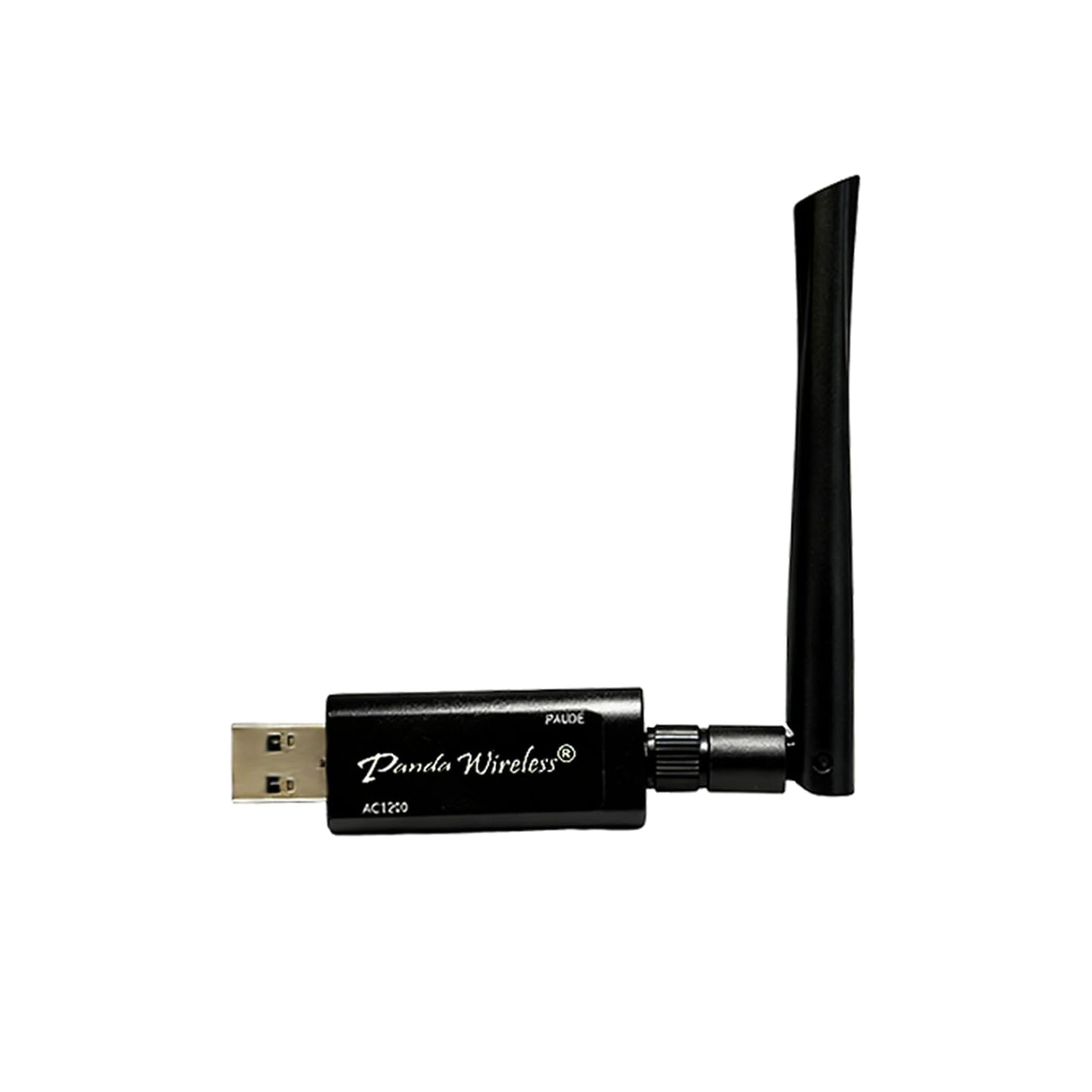 Panda Wireless PAU0E AC1200 Wireless AC USB Adapter - w/High Gain Antenna - Win 7/8/10/11, Zorin, Mint, Ubuntu, MX Linux, Manjaro, Fedora, Kali Linux