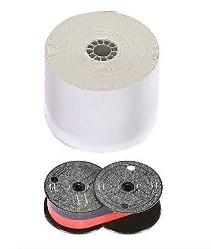 Monroe 8130X Heavy-Duty 12-Digit Printing Calculator, Enclosed Paper Roll, Fluorescent Display, Office Machine for Accounting and Purchasing