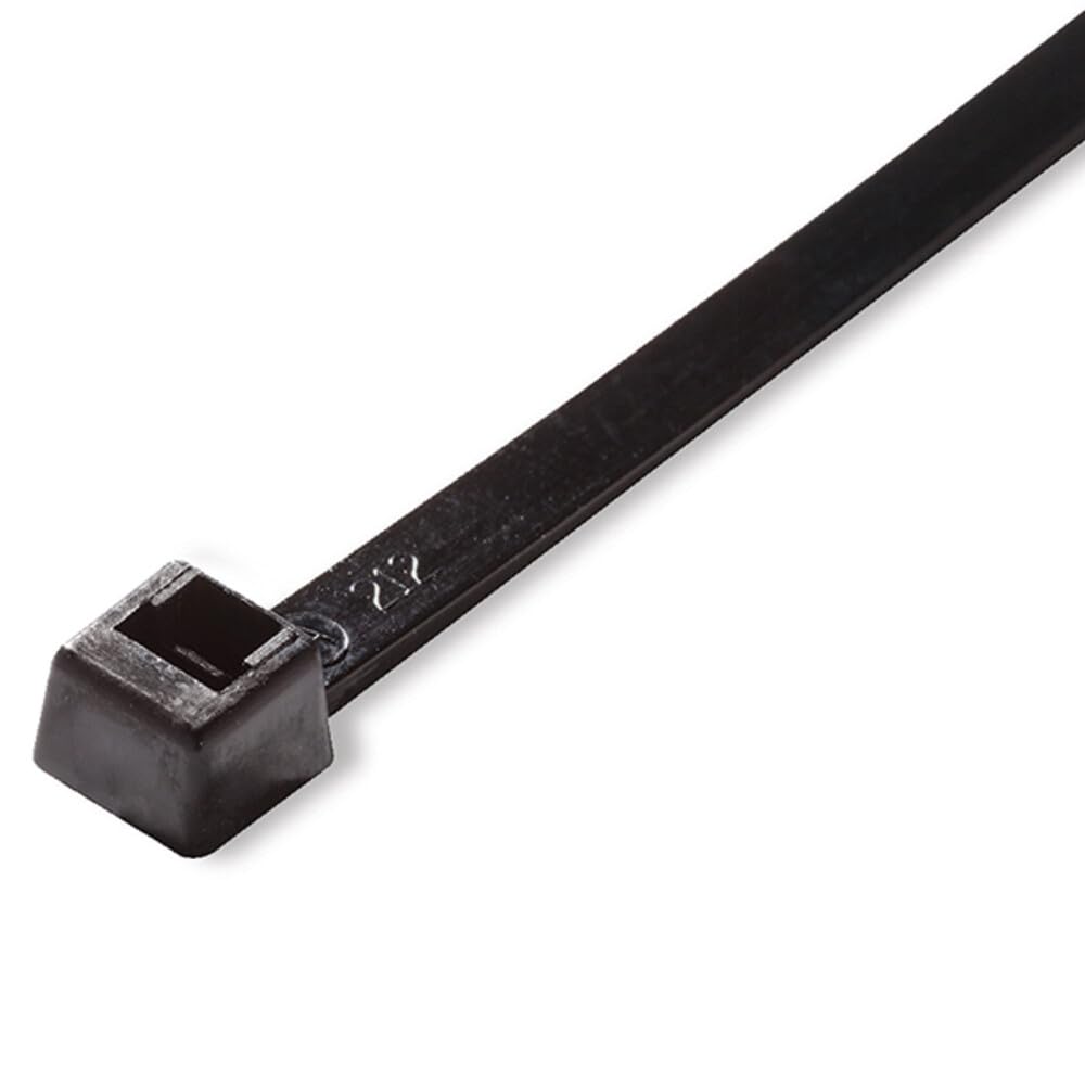 Parts Express Cable Wire Tie 14" 120 lb Tensile Heavy Duty Black 100 Pcs. Made in USA