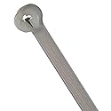 Ty-Rap TY528M Cable Tie, 50lb 14" Natural Nylon with Stainless Steel Locking Device Distributor (Pack of 100)