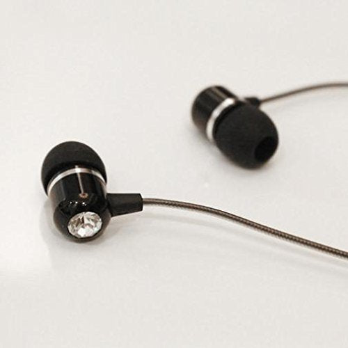 Hi-Fi Sound Earbuds Hands-Free Earphones w Mic Sleek Metal Headphones Headset Wired 3.5mm for Amazon Kindle, DX, Fire, Fire HD 6 8.9 - HD 7 8 10…