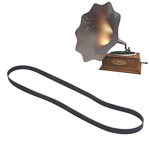 Black Rubber Record Belt, Player Belt with Compatible with Turntable, Phonograph Replacement Belt(1L10 200mm) Performance Accessories
