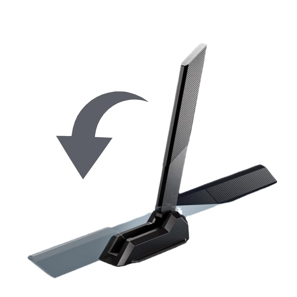 External Tri-Band 2.4GHz/5GHz/6GHz RP-SMA Male Omni-Directional WiFi 7/6E Antenna Compatible for ASUS ROG Strix/Maximus/ProArt/TUF Gaming