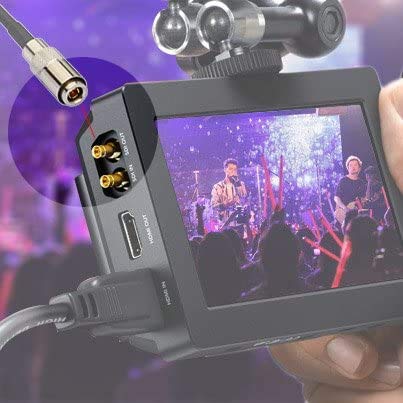 Superbat 3G 6G SDI Cable 3ft (Belden 1855A) DIN 1.0/2.3 to BNC SDI Cable for Blackmagic BMCC/BMPCC Video Assist 4K Transmissions and HyperDeck Cameras
