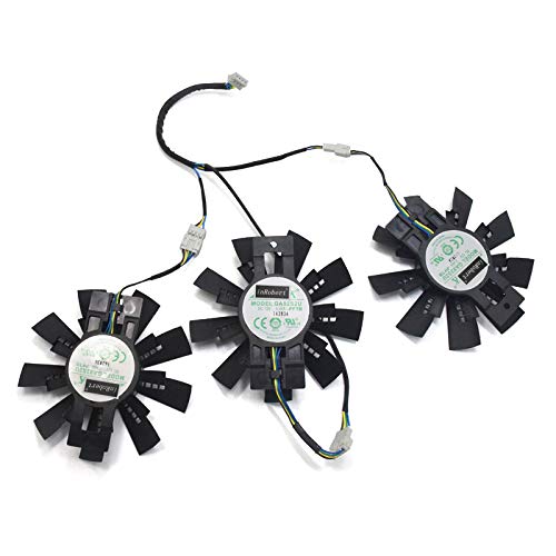 inRobert GA92S2U Video Card Cooling Fan Replacement for Zotac GTX 1070/1080/1070 Ti Extreme Graphic Card (1set(3pcs))