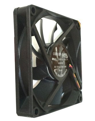 Coolerguys 80x80x15mm 12v Fan 3 pin CG08015L12B2-3Y
