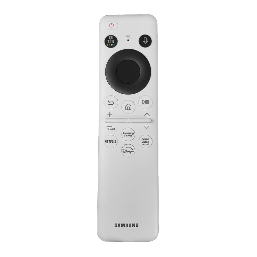 Ceybo BN59-01482A BN59-01439L Solar Voice Remote Control for Samsung Smart TVs, Compatible with The Frame QLED Series 4K Includes Netflix, Prime Video