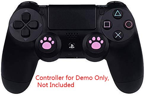 Timorn 5 Pairs/10 PCS Silicone Cat Pad Joystick Thumb Stick Caps Cover for PS4 PS3 PS2 Xbox One/360 Game Controller