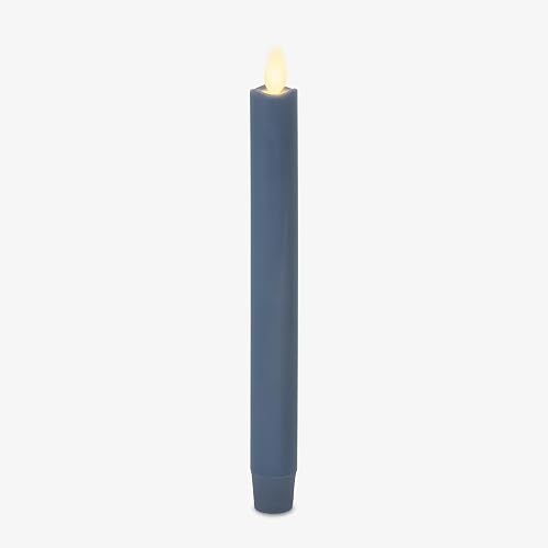Luminara - Flameless Battery Operated Taper Candle - Spring Lake - Pack of 1-1x9.5 - LED Flickering Flame - Realistic Safe for Home Kids and Pets