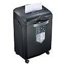 Bonsaii Paper Shredder, 18-Sheet 60-Minutes Shredder for Office Heavy Duty Cross-Cut Shredder with 6 Gallon Pullout Basket 4 Casters(C149-C)