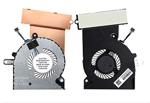 Laptop CPU Fan for HP 15-CE000 929455-001 NFB74A05H-001 NFB76A05H-001 L22261-001