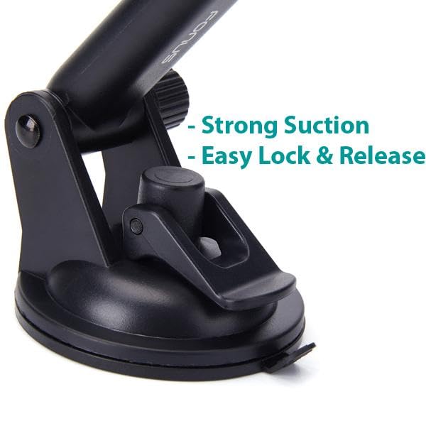 Fonus Car Mount Magnetic Holder Compatible with Samsung Galaxy S25 Ultra, Dash Windshield Telescopic Strong Grip Strong Magnets