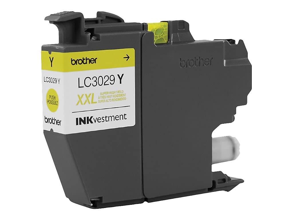 Brother LC3029Y Super High Yield Yellow Ink Cartridge, 1 Count (Pack of 1)