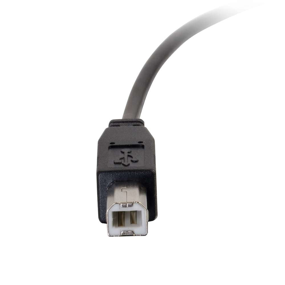 C2G/Cables To Go 28859 USB 2.0 USB-C to USB-B Cable Male/Male (6 Feet) Thunderbolt 3, Tablet, Chromebook Pixel, Samsung Galaxy TabPro S, LG G6