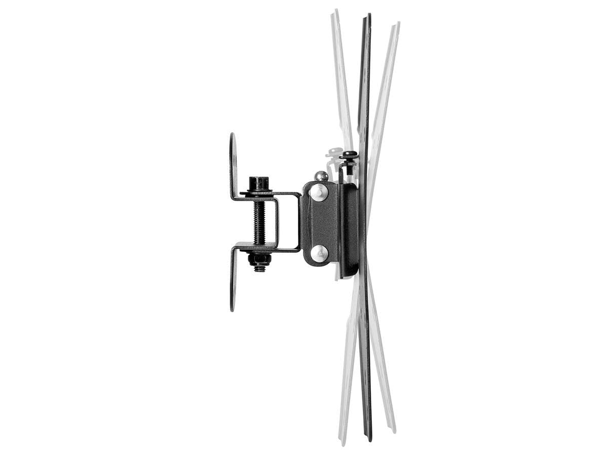 Monoprice Premium Full Motion TV Wall Mount Bracket Low Profile for 23" to 42" TVs up to 55lbs, Max VESA 200x200, Fits Curved Screens, Heavy Duty