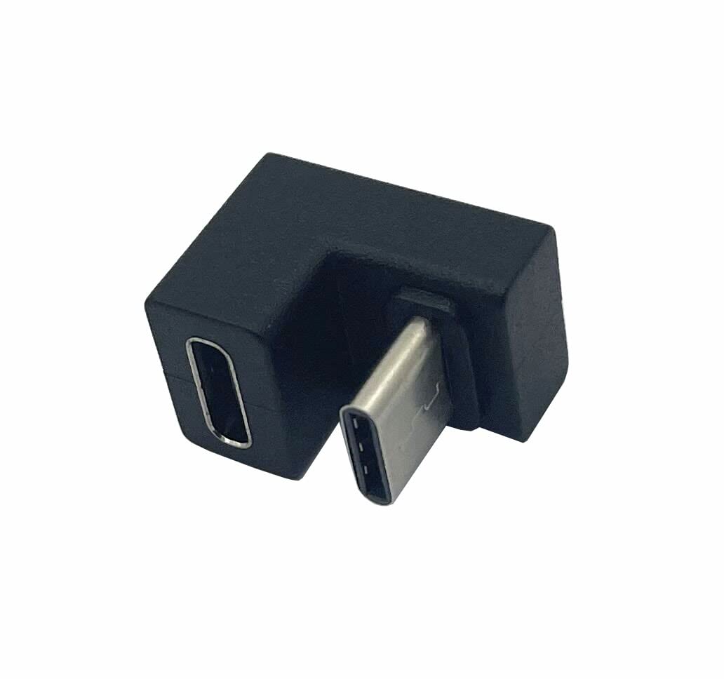 USB C U Shape Adapter, Dafensoy 180 Degree USB 3.1 Type C (USB-C) Male to Female U Shape Charging Convertor Adapter, Extension Compatible with Laptop…