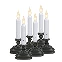 Xodus Innovations FPC1520A Battery Operated LED Window Candles with Dusk to Dawn Sensor, Aged Bronze/Black, (Pack of 6)