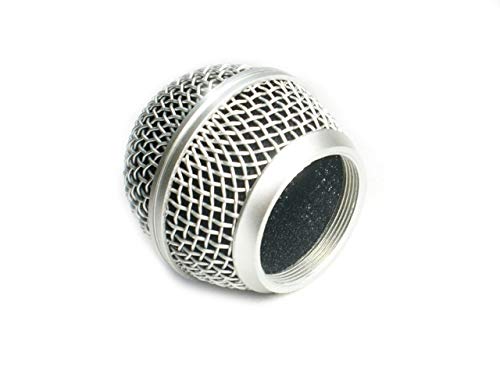 2x Mesh Microphone Grille For Shure SM58 565SD LC Microphone, Original Color