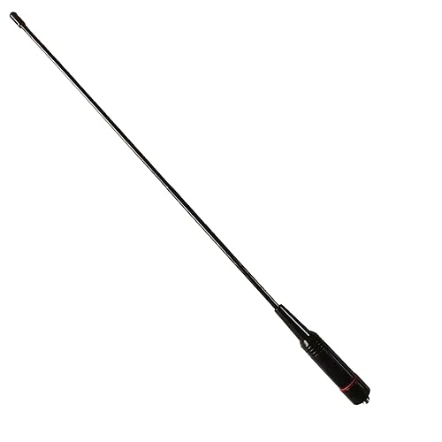Radtel Tri-Band Flex Antenna RHD-771S 144//220/430Mhz 35cm/13.7inch SMA Female Foldable Soft Antenna Compatible with Baofeng Radtel RT-910B RT-470X