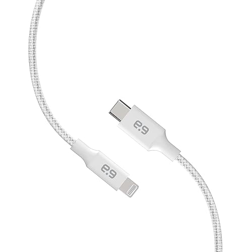 PureGear Braided USB C to Lightning Cable, Apple MFi Certified Charging Data Sync Cable Support Power Delivery & Type C Chargers for iPhone 14,14…