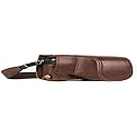 MegaGear Panasonic Lumix DMC-GX85, DMC-GX80 (12-32mm) Ever Ready Leather Camera Case and Strap, with Battery Access - Dark Brown - MG1301